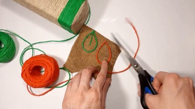 Ваза из Джута своими руками Мастер Класс / DIY jute vase