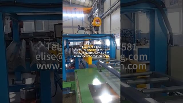 Автоматическая линия по производству балок дорожных ограждений барьерного типа смотреть онлайн