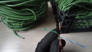 Добыли много витой пары Датарекс и Паритет! Обзор зелёного кабеля. Datarex; ParLan