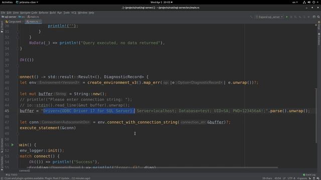 Connecting Rust to Microsoft SQL Server on Linux смотреть онлайн