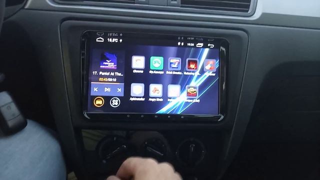 Китайская Магнитола на андройде 8 для skoda rapid 2018 отзыв о китайском Г.У смотреть онлайн