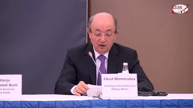 Министр юстиции Фикрет Мамедов: Азербайджан придает большое значение связям с Советом Европы смотреть онлайн