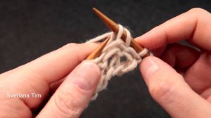 Самый Простой УЗОР Спицами МК по вязанию / Светлана Тим узоры