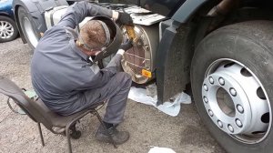 Volvo 460 грузовик удаление катализатора