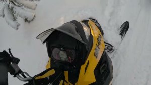 Лесом-полем. Зимняя катка. SKI-DOO Freeride 800, Brp ski doo summit 800, lynx ranger 49, Yamaha RX10