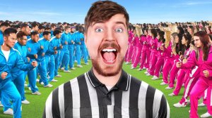 MrBeast На Русском?  100 Девушек Vs 100 Парней За $500,000
