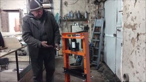 +гидравлический пресс "" SIKER"" 12 т . и его не доработки+