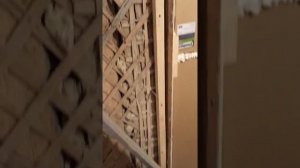 обшивка стен панелями МДФ, начало работ