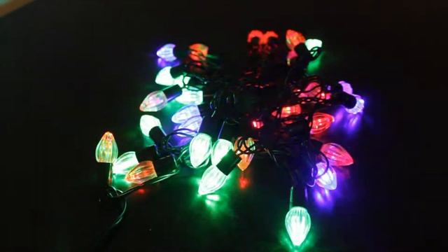 Светодиодная гирлянда Кристалл разноцветная смотреть онлайн