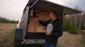 Внедорожный прицеп капля АнВиР. Off road teardrop trailer AnViR