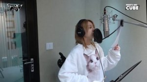 (여자)아이들((G)I-DLE) - 'Super Lady' Recording Behind [РУССКАЯ ОЗВУЧКА]