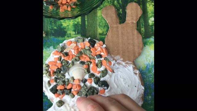 Улитка из картона и крупы. Поделки с Малышами от 2х лет