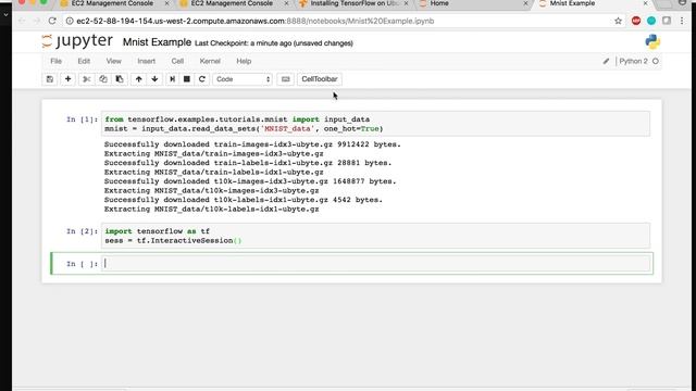 Nvidia Docker Tensorflow MNIST смотреть онлайн