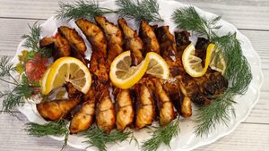 Скумбрия, запеченная в духовке