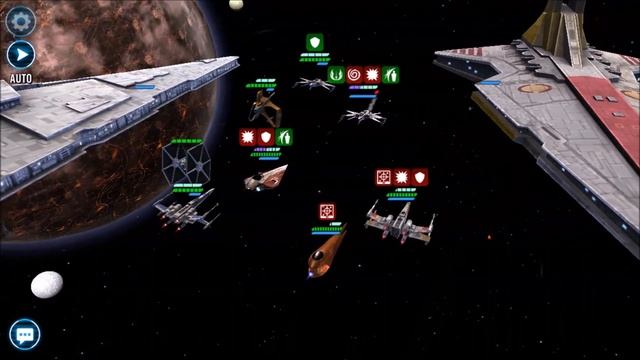 Star Wars Galaxy Of Heroes - Бои космических кораблей.