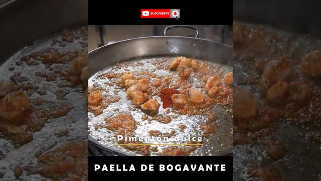 PAELLA de BOGAVANTE #SHORT