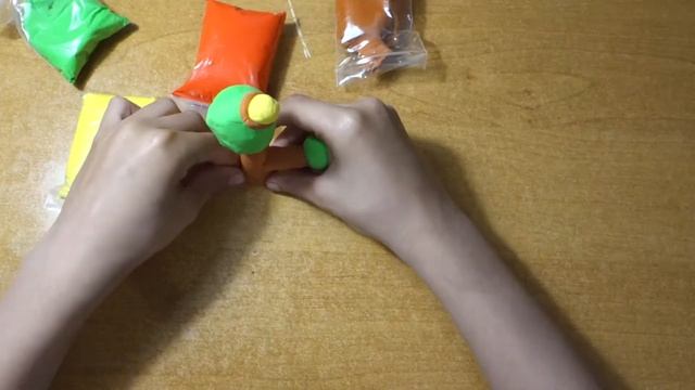 Дерево из воздушного пластилина