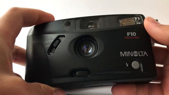 Minolta F10 Focus Free camera 35mm film смотреть онлайн