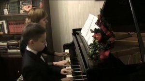 Л.Жульева - В.Бекман "В лесу родилась елочка" в 4 руки