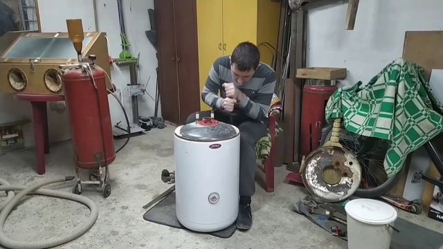 Ремонт бойлера, водонагревателя. Потек бак...