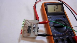Светодиодный индикатор напряжения Светодиодный вольтметр LED voltage indicator