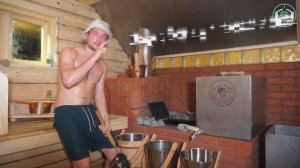 МОЩЬ ПАРОГЕНЕРАЦИИ печи Рамунаса уже после бани