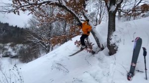 Фрирайд в подмосковье - это реально! Нашли снежный спот!