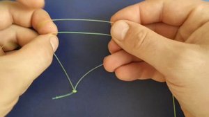 Как связать две лески между собой. Простой и надёжный узел.