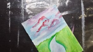 Рисунок акварелью