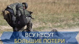 Украинские войска несут большие человеческие потери