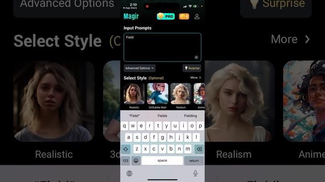 Magir app - AI ART generator - overview смотреть онлайн