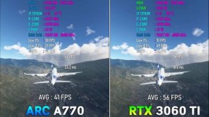 INTEL ARK A770 VS RTX 3060TI , SAME SPECS PC
