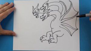 How to Draw RODAN VS GHIDORAH