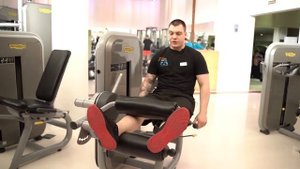 Тренажер - Сгибание ног