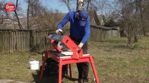 Электрический плиткорез ПЭ-250. Принцип работы