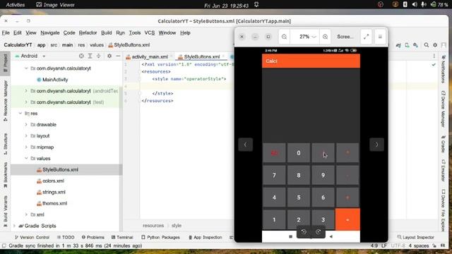 Beginner Android Project : Calculator Android App in Java ( PART - 01 )