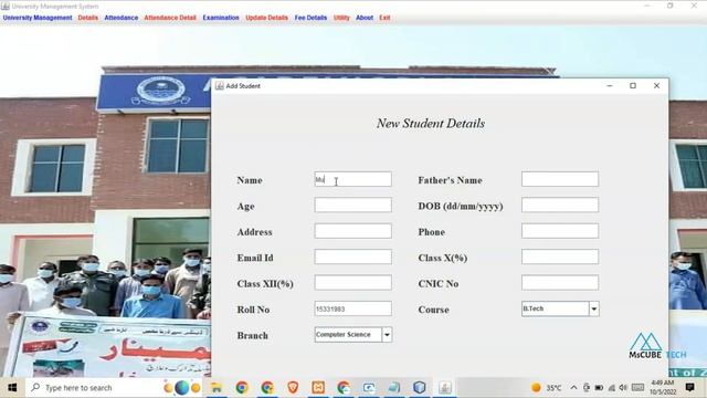 University Management System Projects in Java with Database | Java Projects #javaprojects