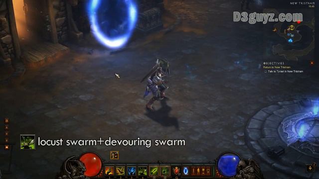 Diablo3-Колдун-умение-Рой Саранчи смотреть онлайн