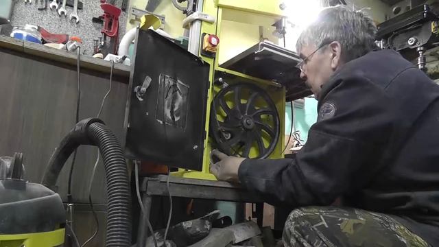 ремонт ленточной пилы или чем заменить приводной ремень смотреть онлайн