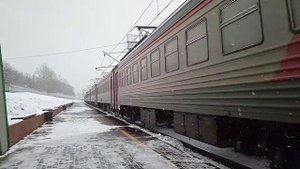 Электропоезд ЭТ2М-124 проследует О. П. Новосибирск-Южный без остановки