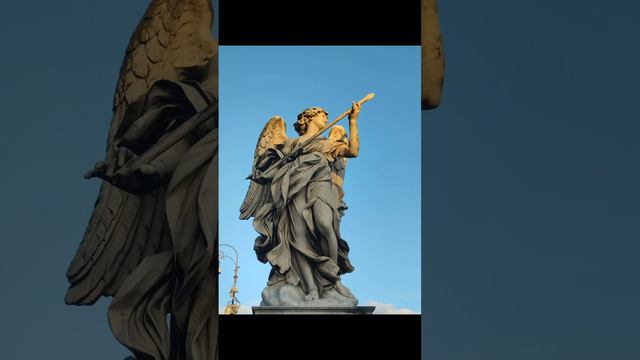 Statua sul ponte sant'Angelo a Roma. #rome #art #angel