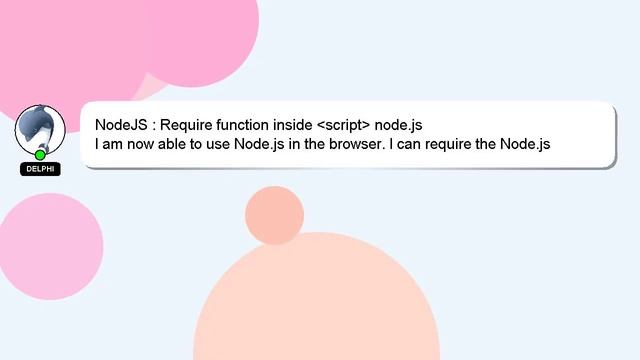 NodeJS : Require function inside  script  node.js