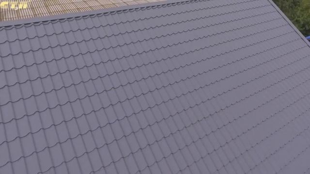 Металлочерепица Монтеррей цвет RAL 7024 смотреть онлайн