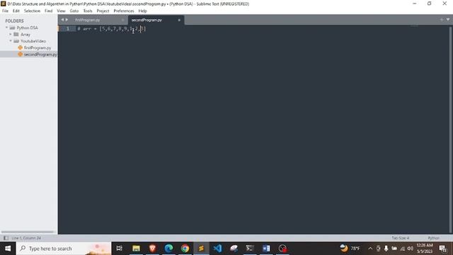 Arrays In Python (Learn to Solve Problems With Arrays) - Part 1