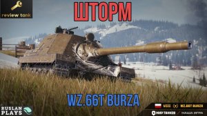 ОБЗОР WZ.66T BURZA ✔️ БУРЯ В ПОЛЕ