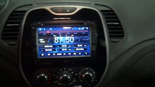 Автомагнитола DAYSTAR и парктроники AAALINE на Рено Каптур смотреть онлайн