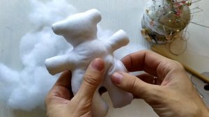 Чердачная ароматная игрушка из кусочка хлопка. Как правильно набить, чем и как красить.