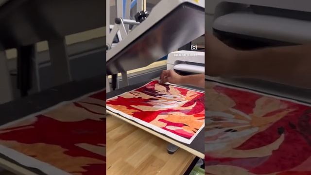 Pressing Samples using the Sublimation Printing Method