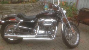 Звук Sportster 1200 на с инжектором