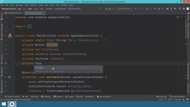 023 - User Interface update from Worker Thread in Android Studio, the easy way - complete simple ap смотреть онлайн